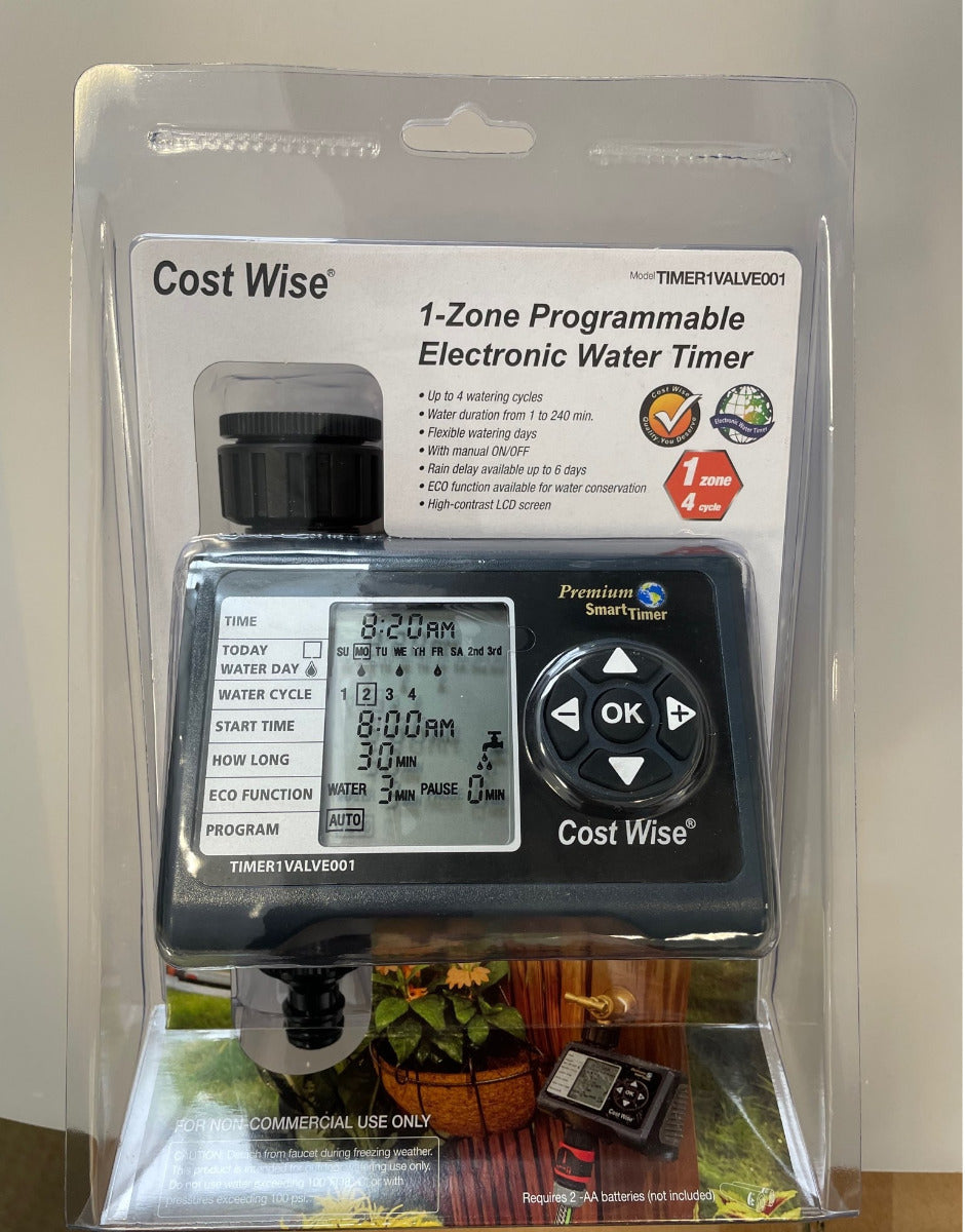 Cost Wise Single-Valve Garden Water Timer