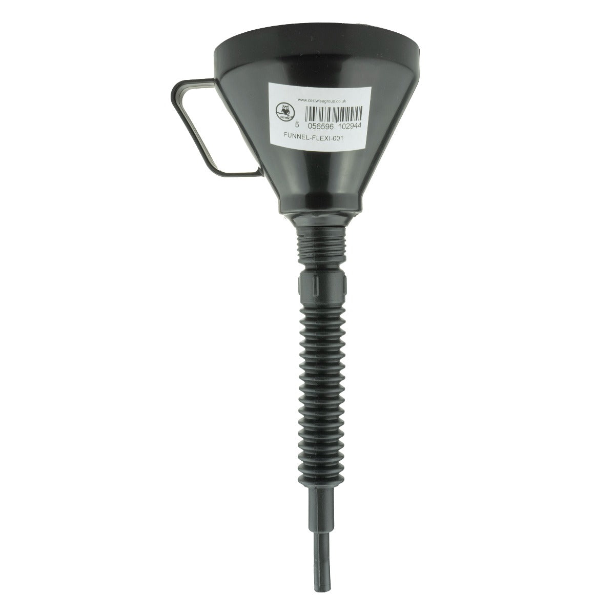 Black Car Fuel Funnel with Flexible Spout