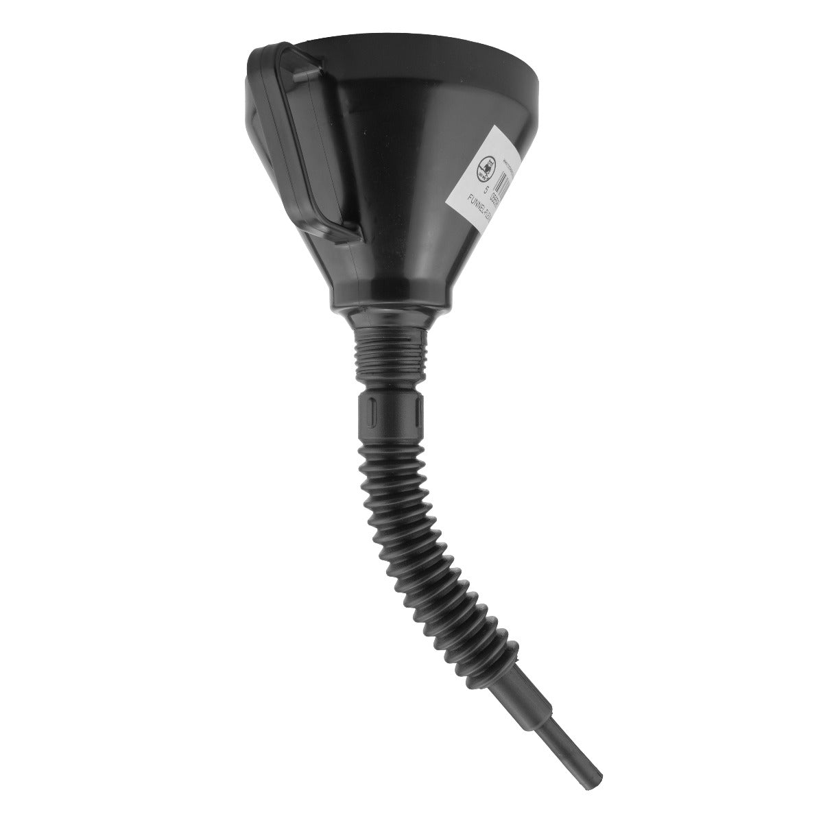Black Car Fuel Funnel with Flexible Spout