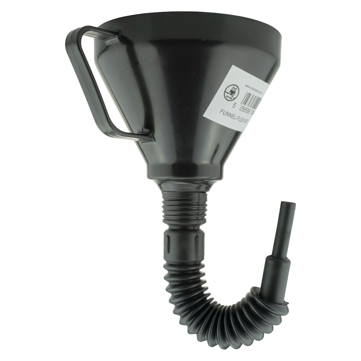 Black Car Fuel Funnel with Flexible Spout