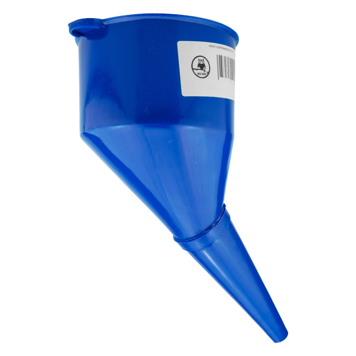Blue Angled Fuel Filling Funnel with Built-In Filter
