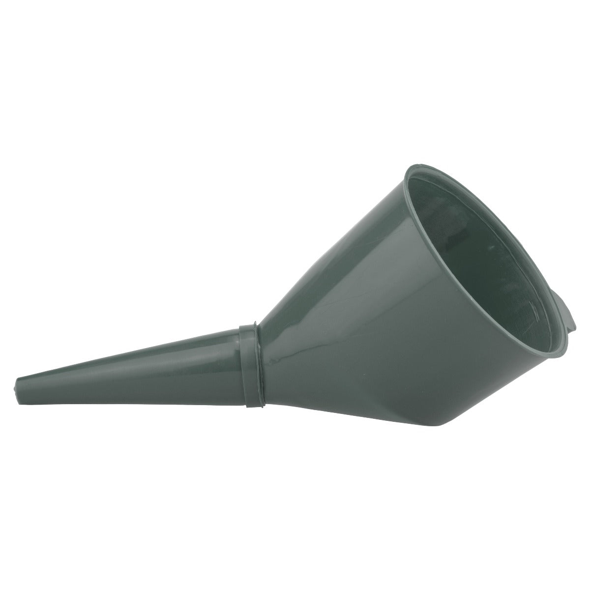 Grey Angled Fuel Filling Funnel with Built-In Filter