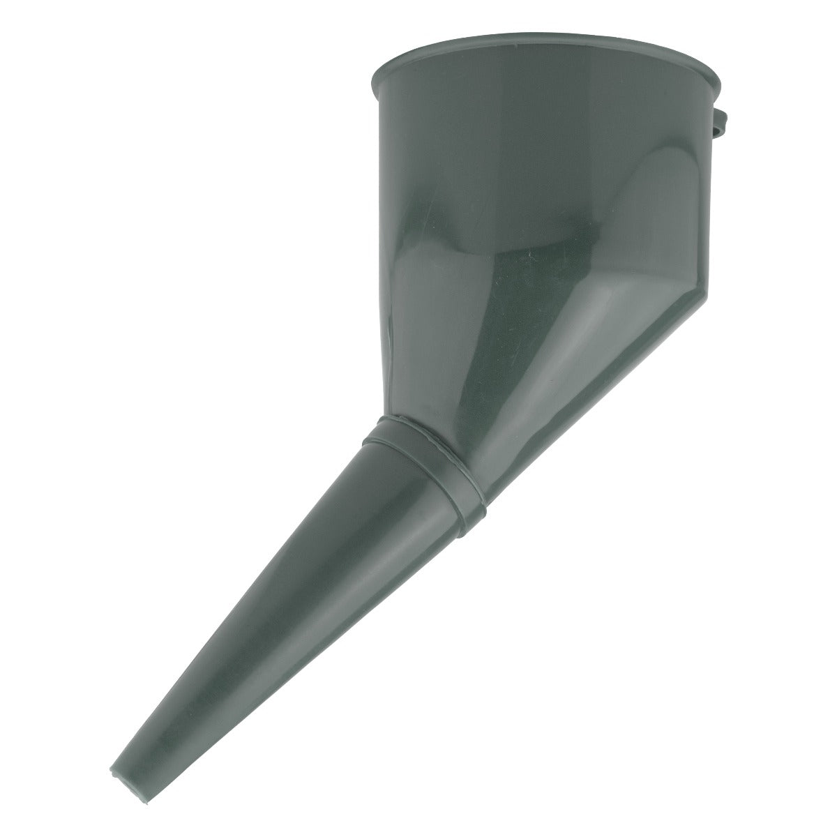 Grey Angled Fuel Filling Funnel with Built-In Filter