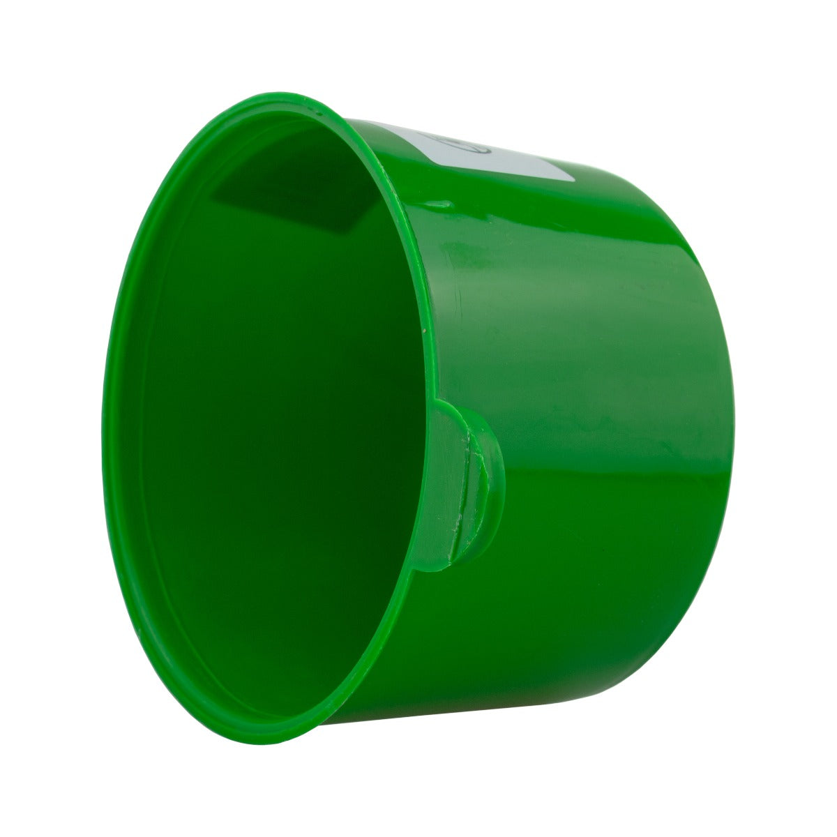 Green Angled Fuel Filling Funnel with Built-In Filter