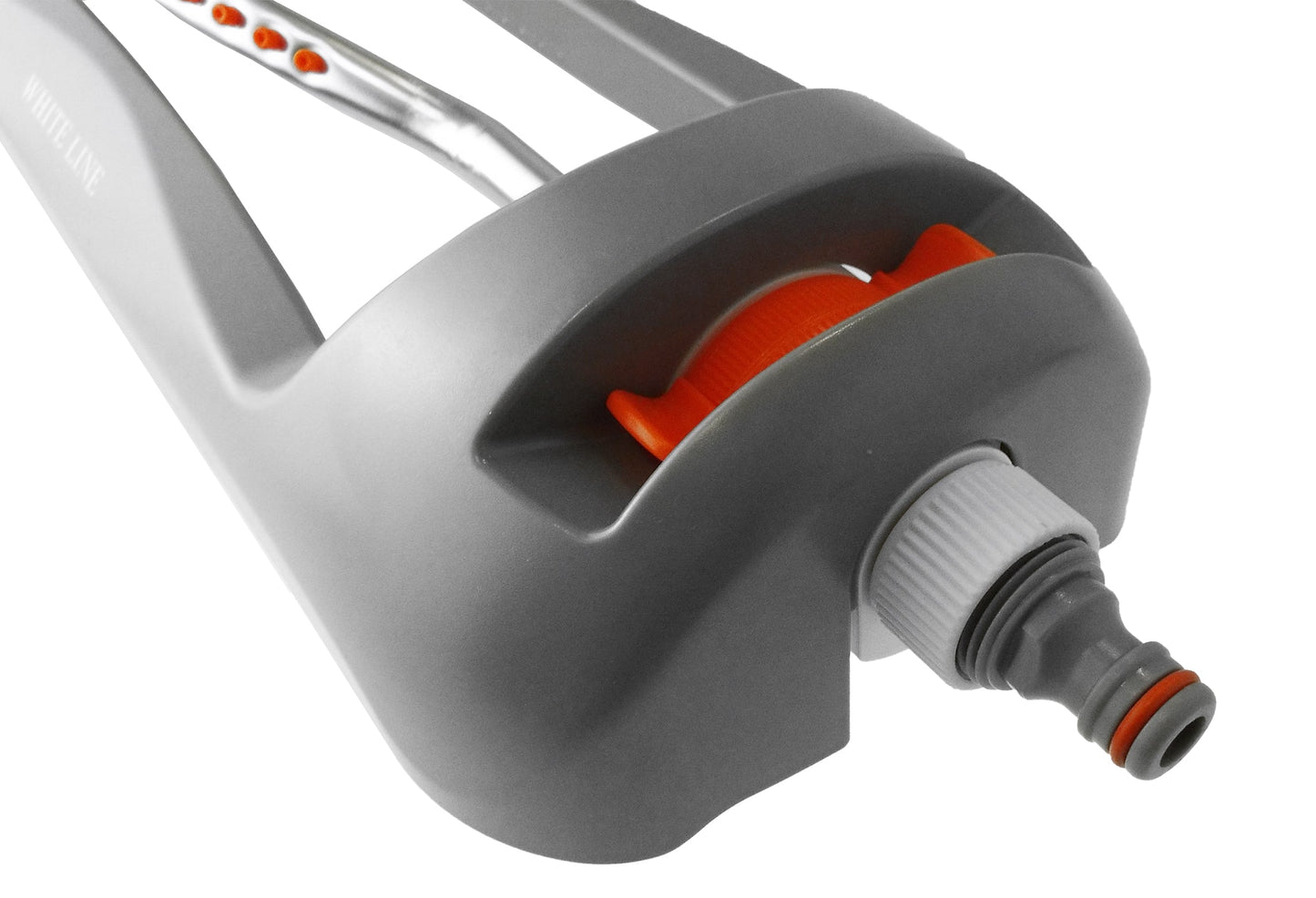 Classic Oscillating Lawn Sprinkler with White Stripe