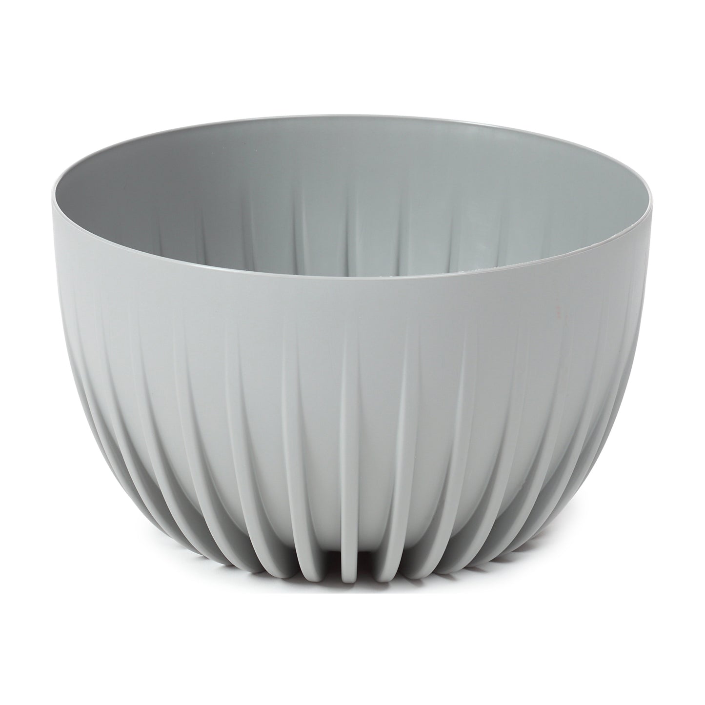 Mira Gray Bowl Planter with Insert and Drainage Plug – 240mm