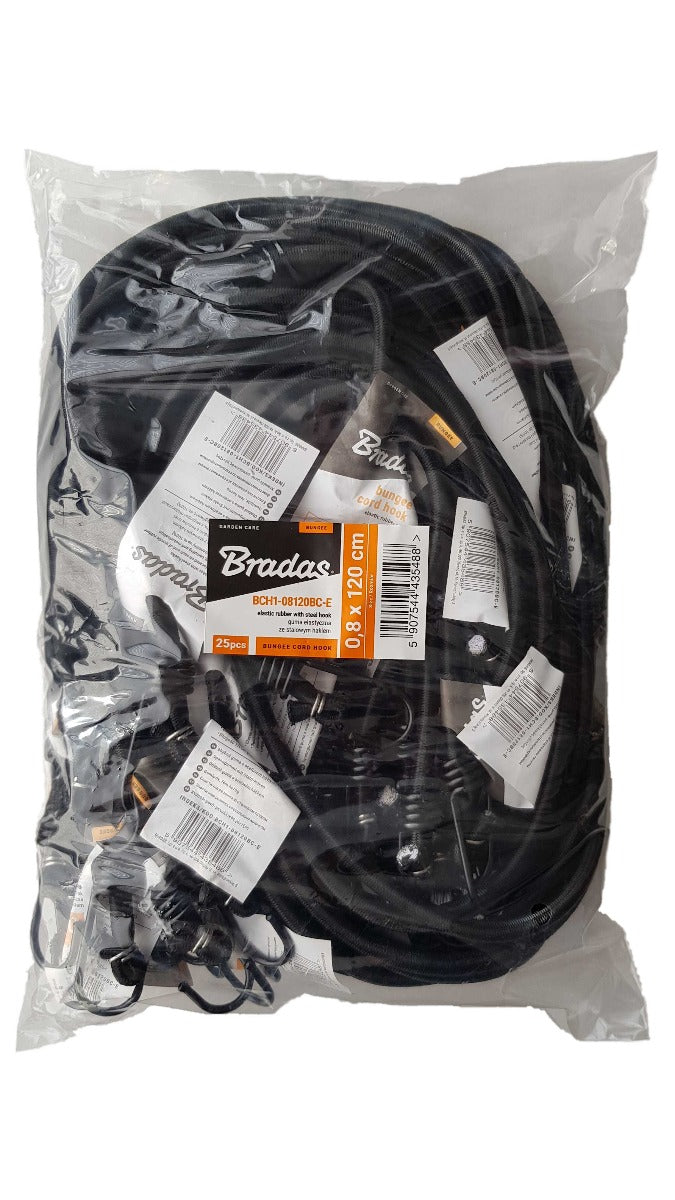 120cm Metal-Hook Bungee Cord