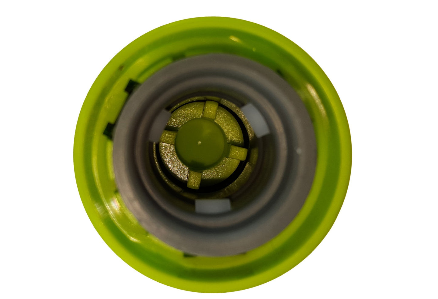 Lime Female Garden Hose Fitting With Stop – 1/2" or 5/8"