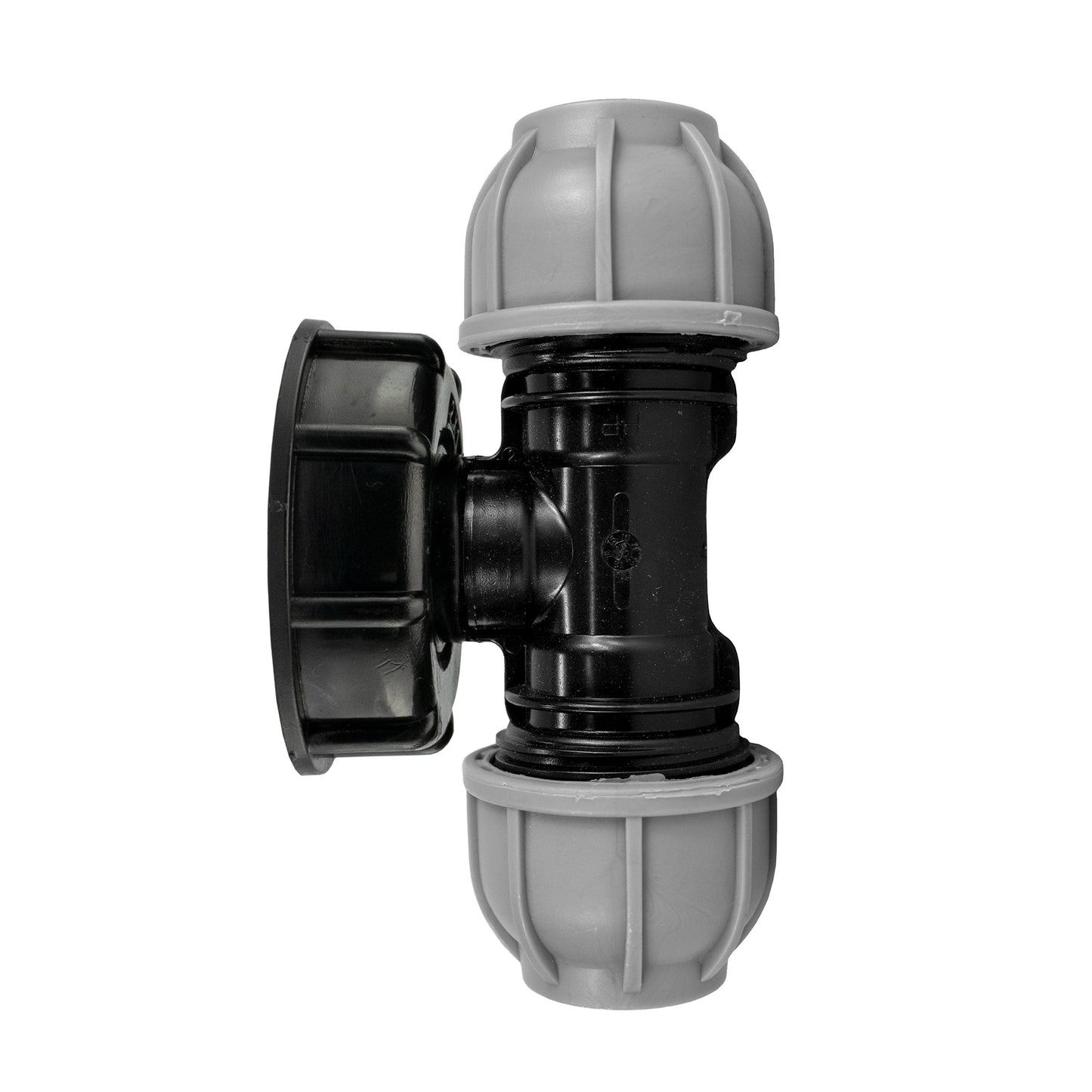 IBC 2” S60X6 Lid with 20mm MDPE T-Piece Connector