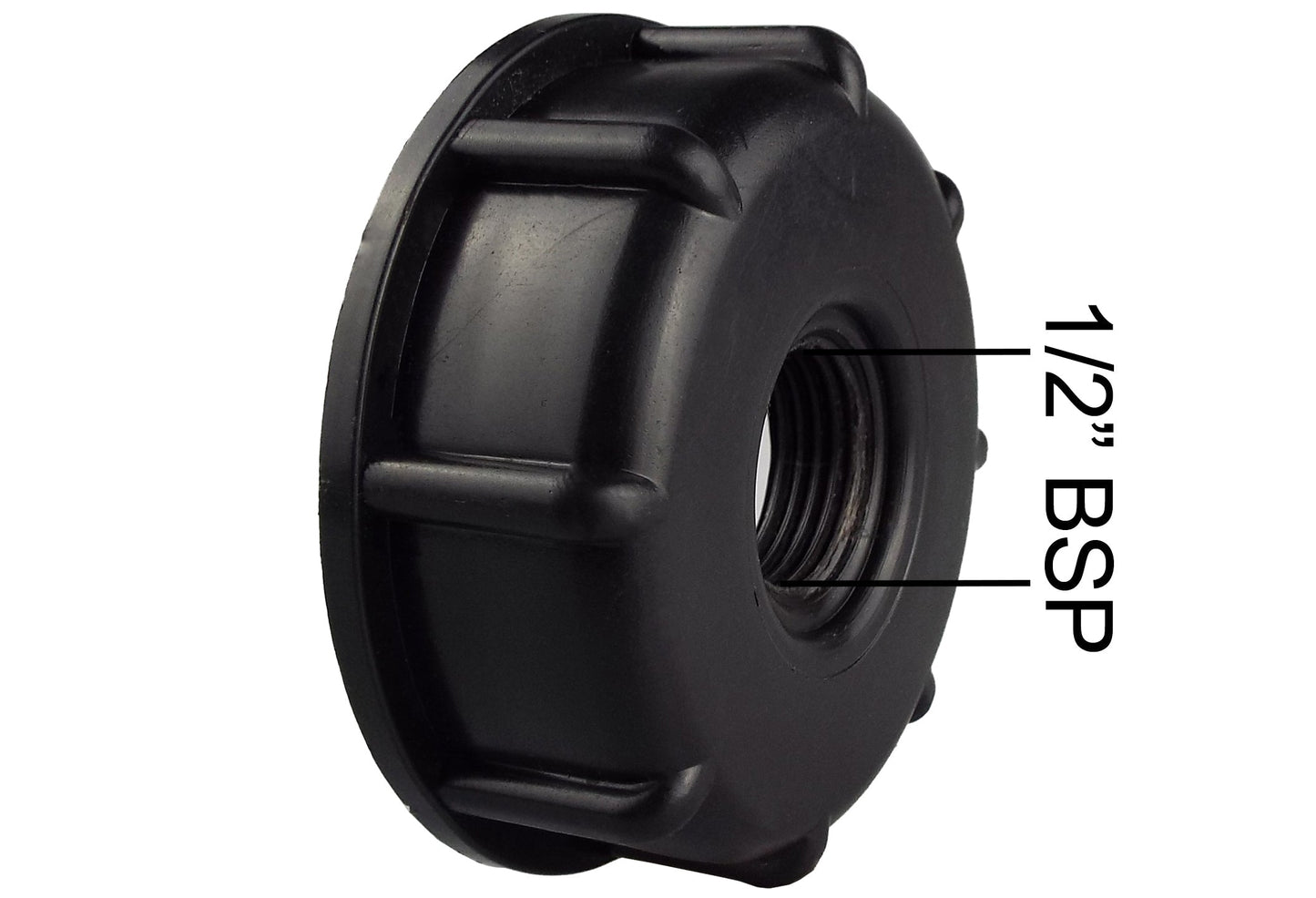 IBC Tank End Cap with Integrated 1/2" BSP Female Thread