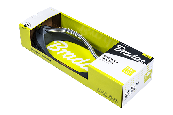 Lime Oscillating Lawn Sprinkler with Bar Design