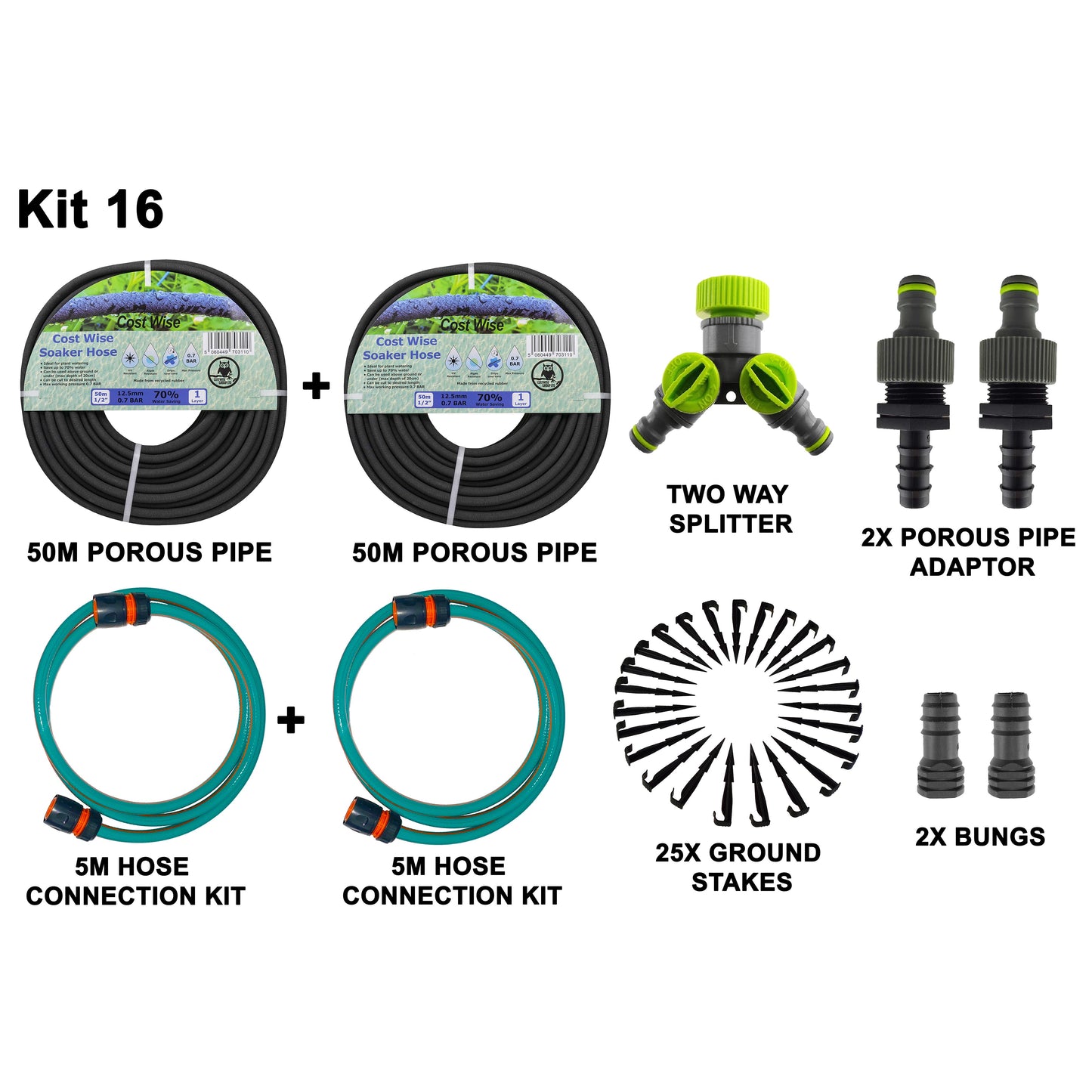 Porous Irrigation Pipe Set – POROUS-KIT16