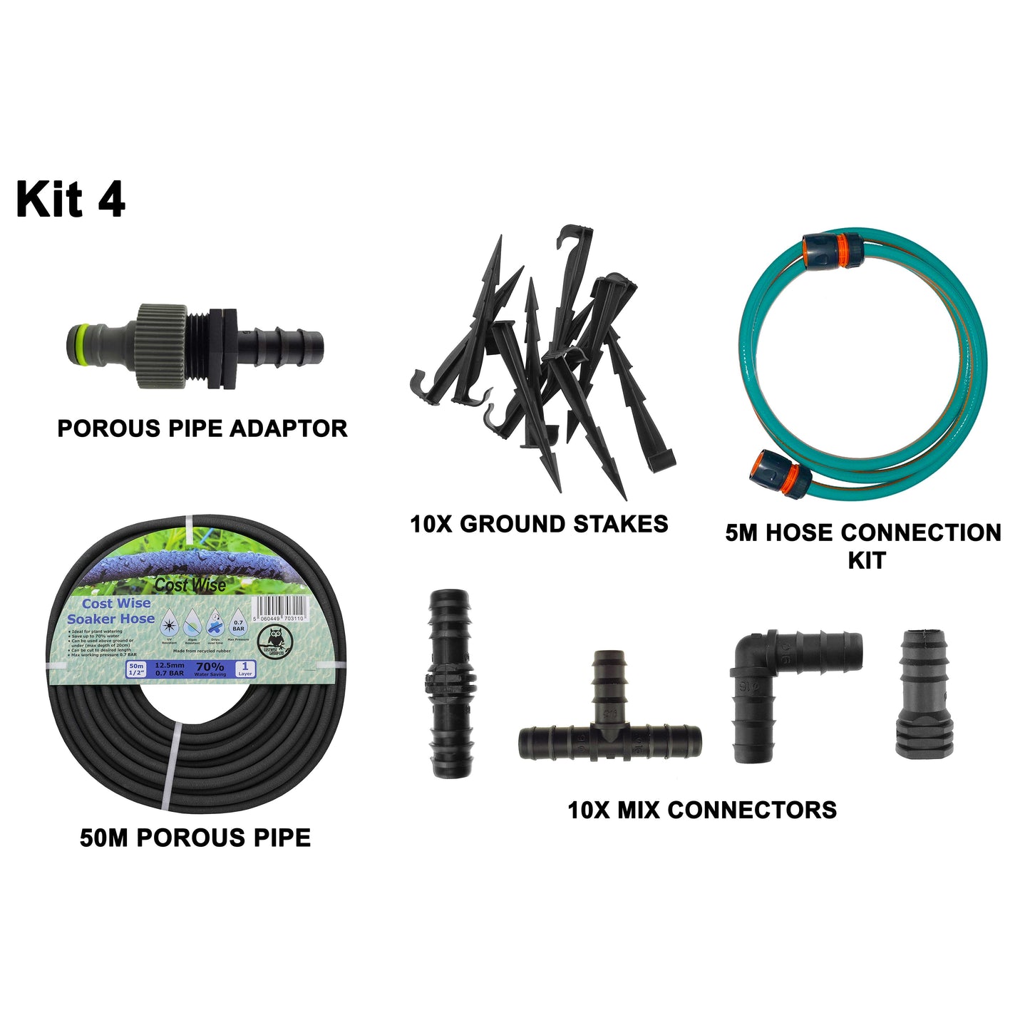 Porous Irrigation Pipe Set – POROUS-KIT4