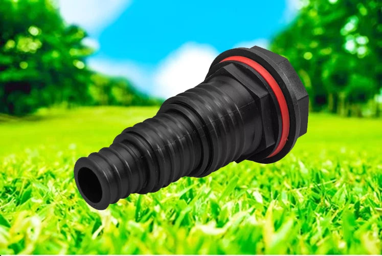 Stepped Multi-Size Pond/Water Butt Hosetails with Nut & Washer 1.5"BSPM- 20/25/32/40mm