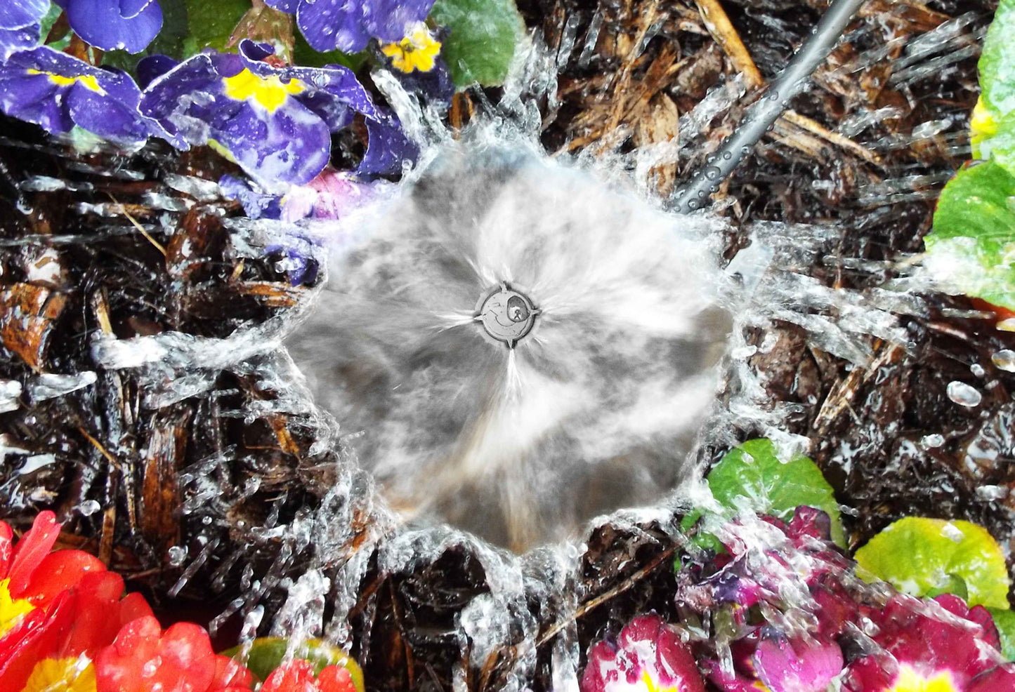 Antelco Mini Bubbler Irrigation Dripper – 360° Adjustable Flow