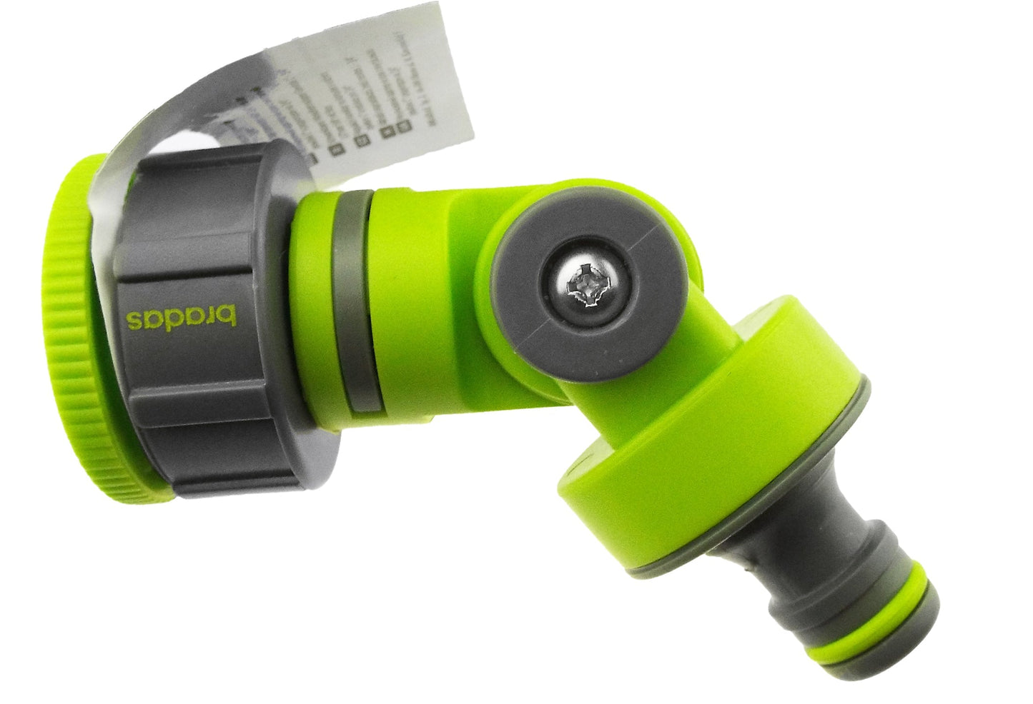 Lime Adjustable Hose Tap Fitting