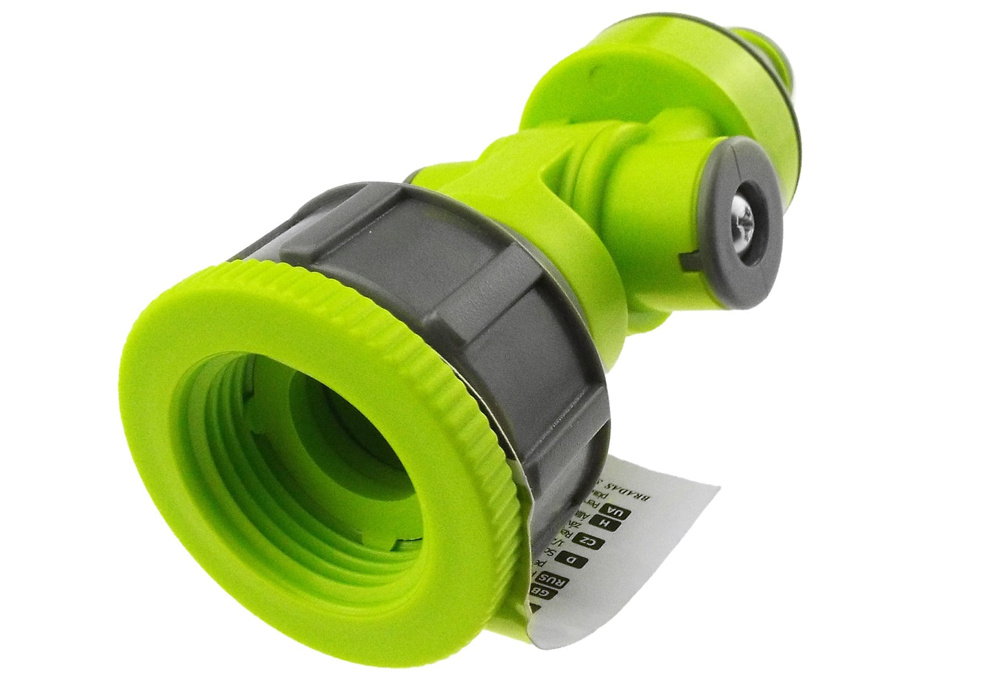 Lime Adjustable Hose Tap Fitting