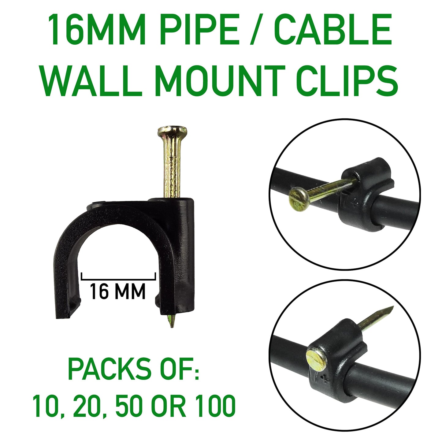 16mm Irrigation Pipe Clips