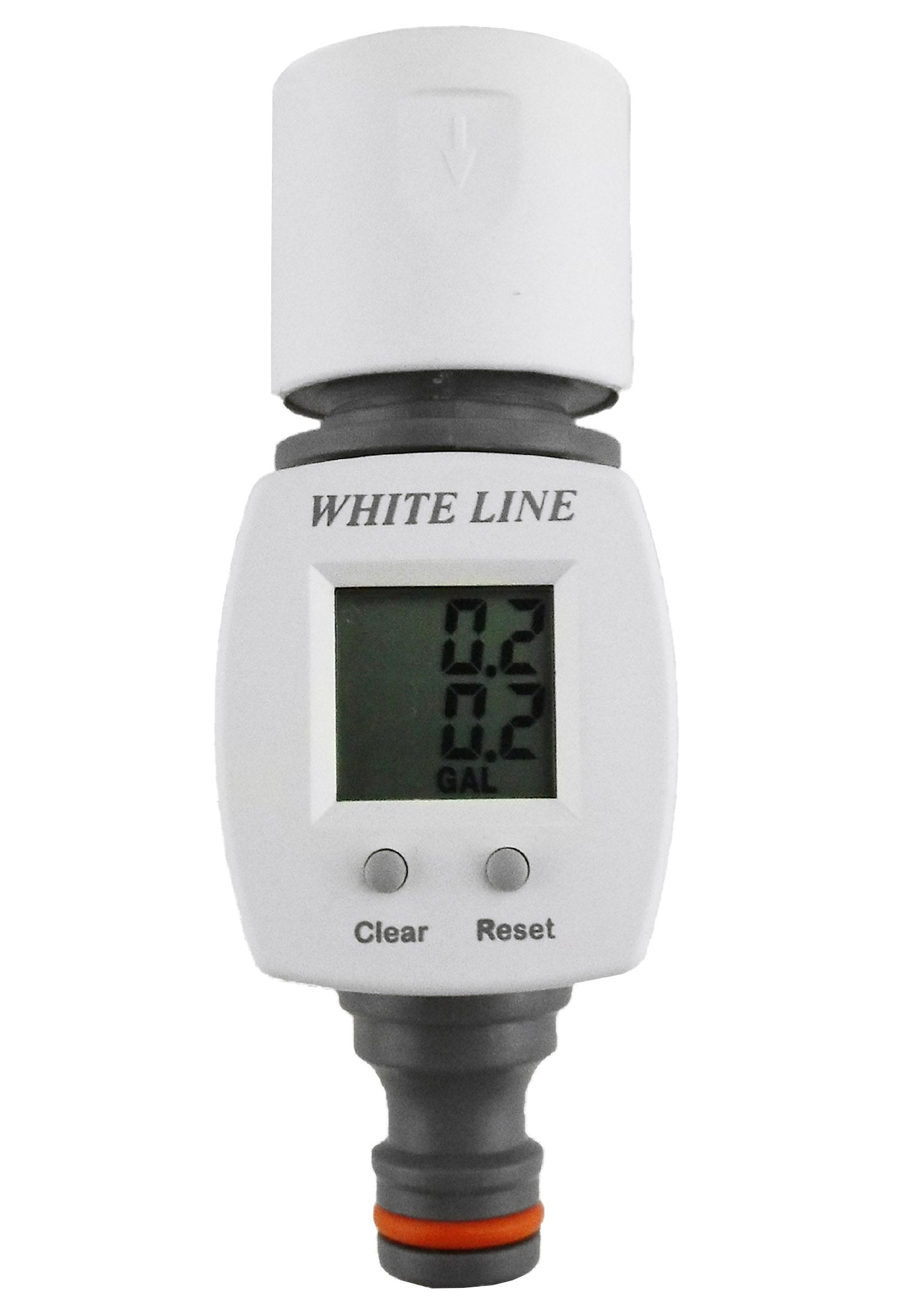 Water Flow Meter with Quick Snap-On Fitting