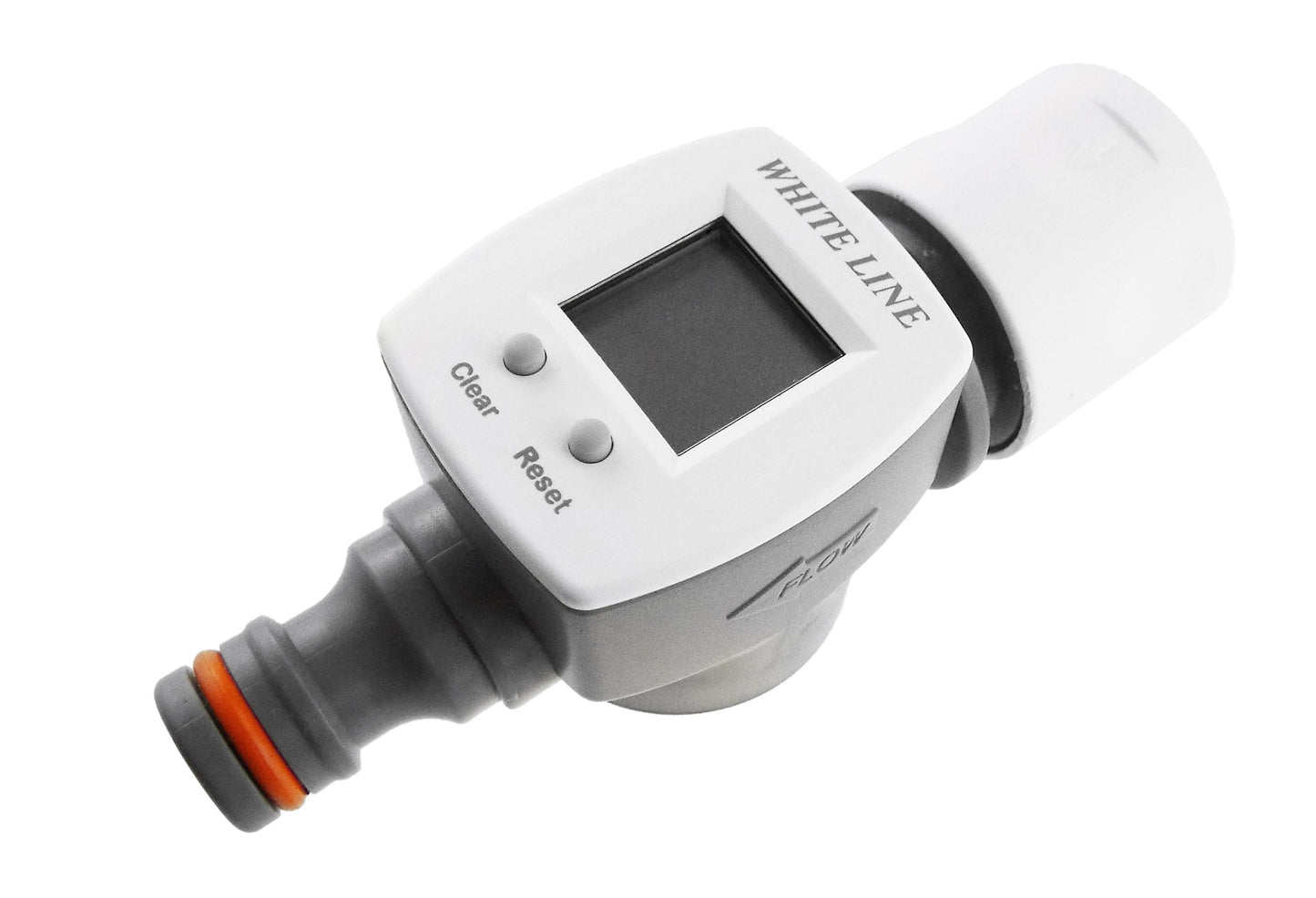 Water Flow Meter with Quick Snap-On Fitting