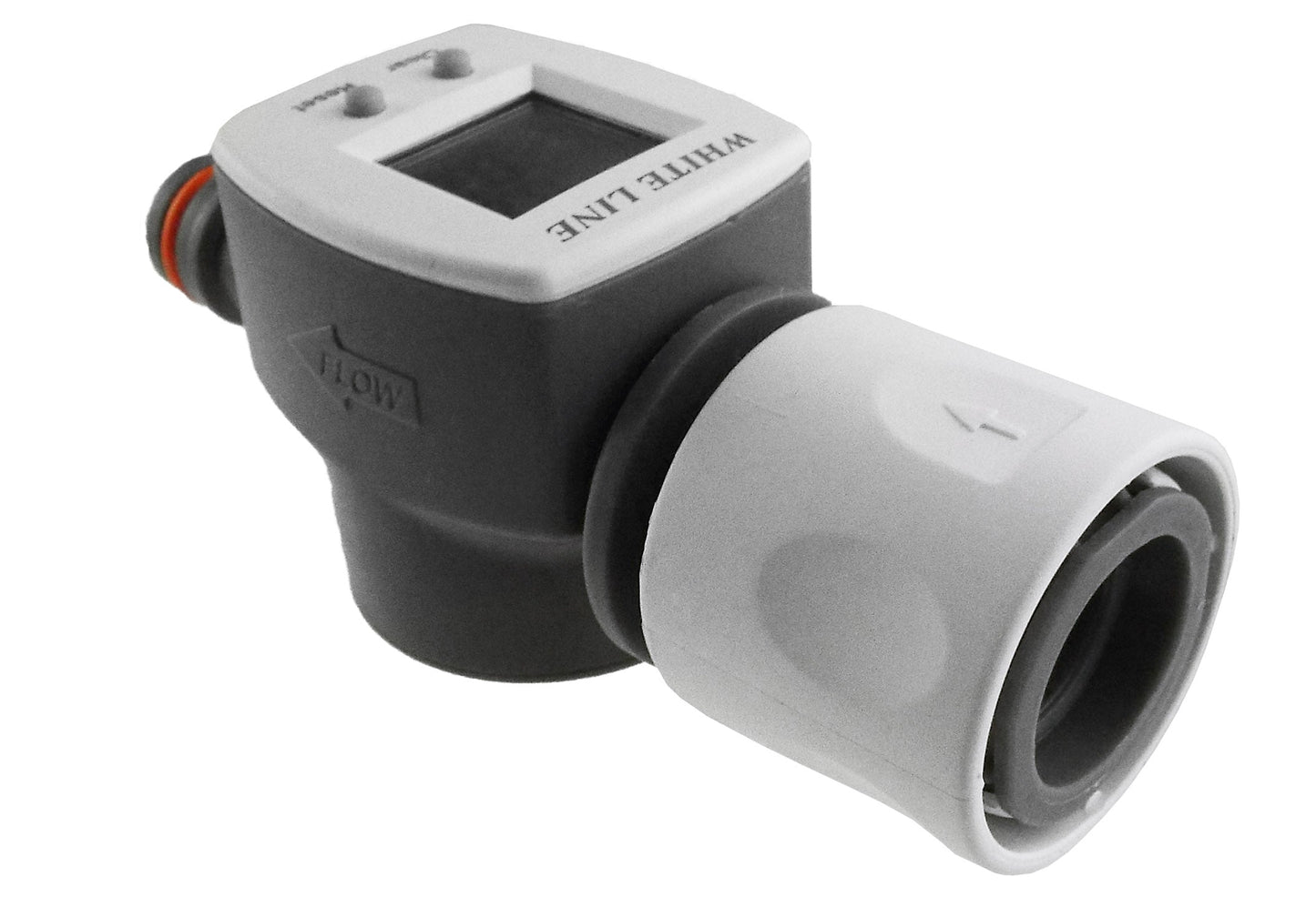 Water Flow Meter with Quick Snap-On Fitting
