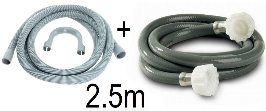 2.5m Replacement Hose Set for Washing Machines
