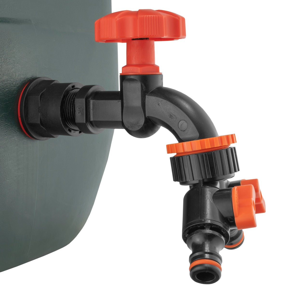 3/4’’ Water Butt Set with Black PP Tap, Tap Splitter and Drill Bit