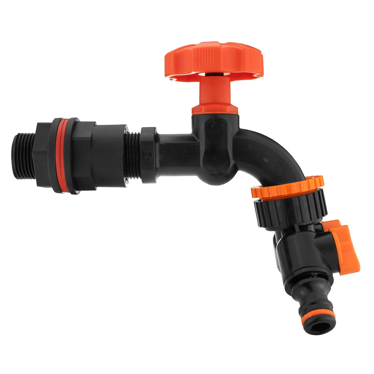 3/4’’ Water Butt Set with Black PP Tap, Tap Splitter and Drill Bit