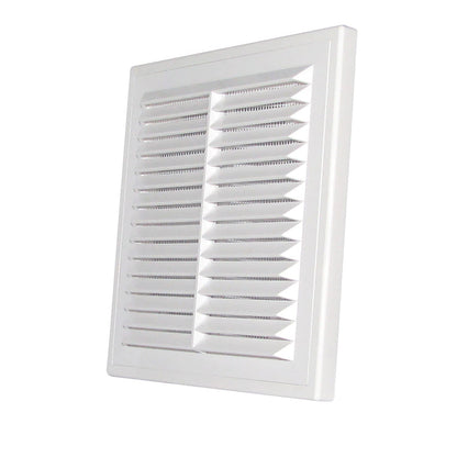 180mm x 250mm Classic Louvre Vent D/180X250RW with Insect Screen