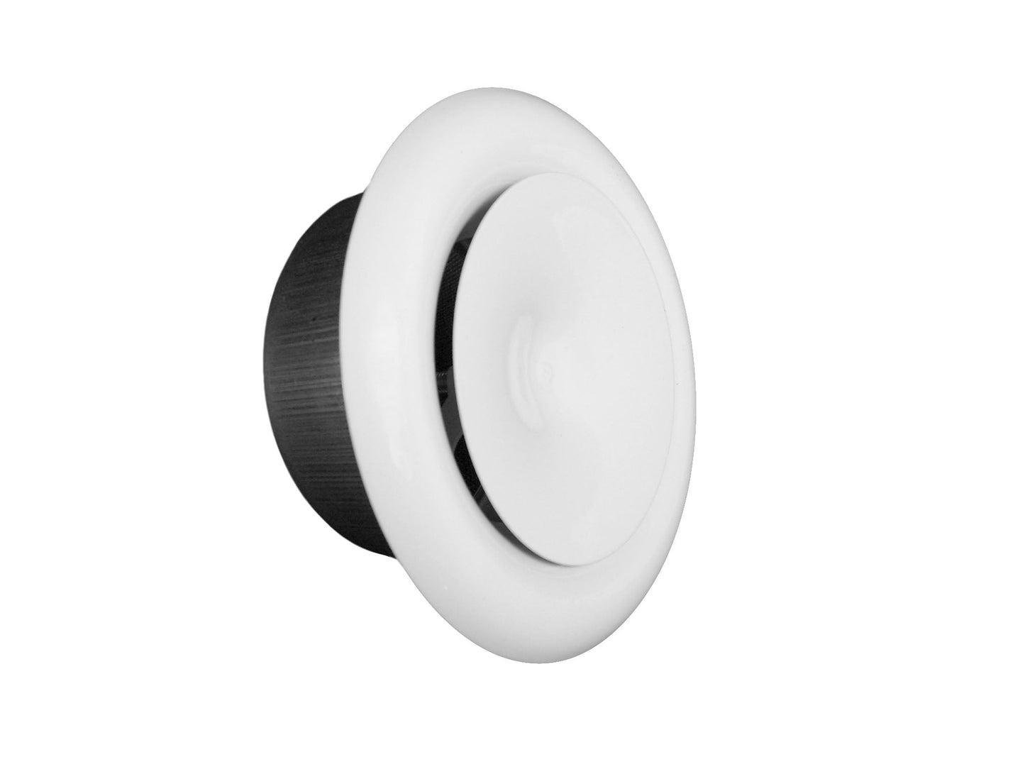 Anemostat SV White Metal Ceiling Extract Valve 125mm