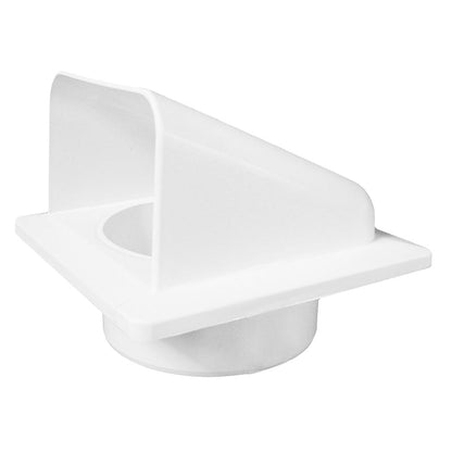 KRD/100 White External Louvre Vent, fi100mm