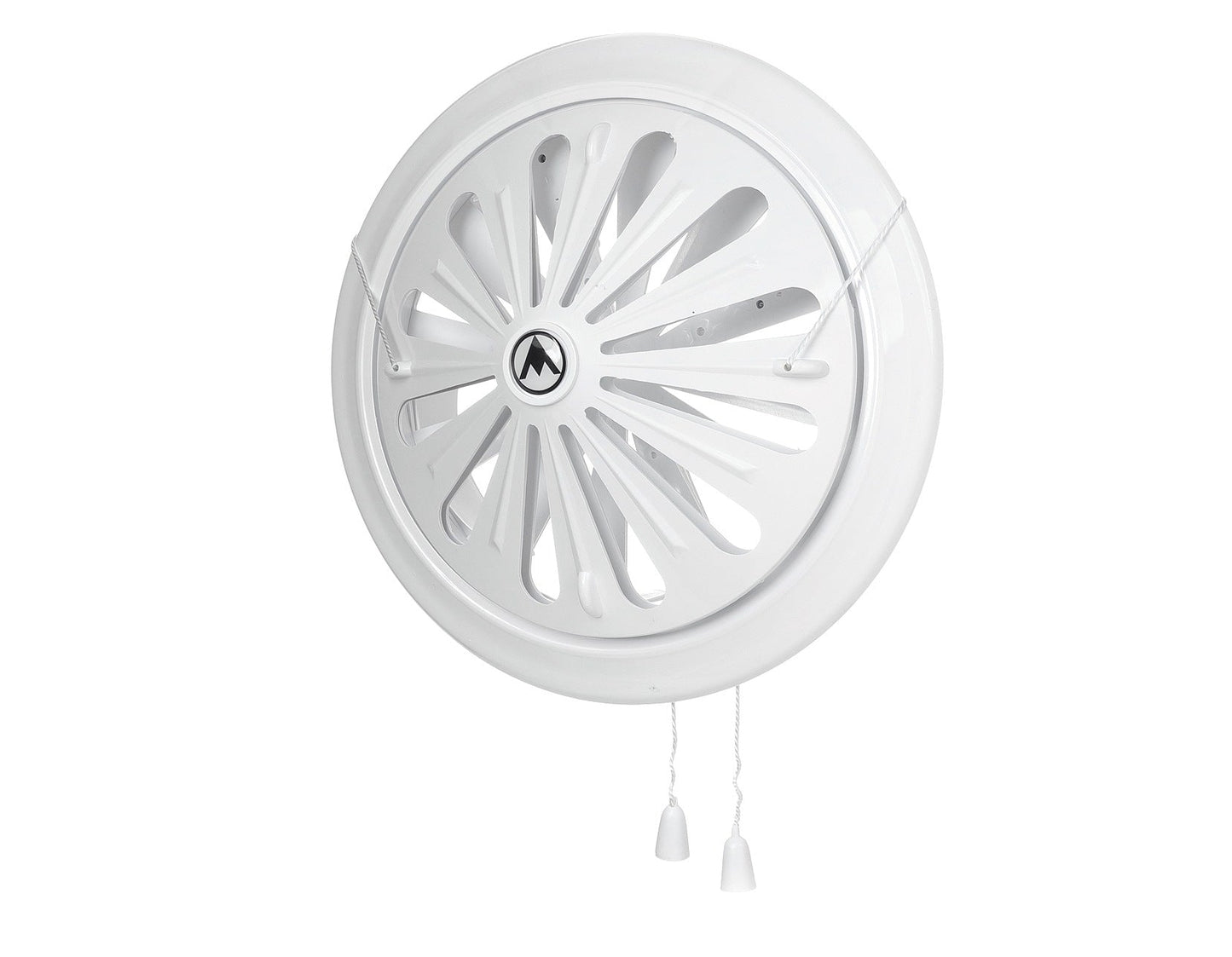 80mm-160mm Adjustable White Round Louvre Vent