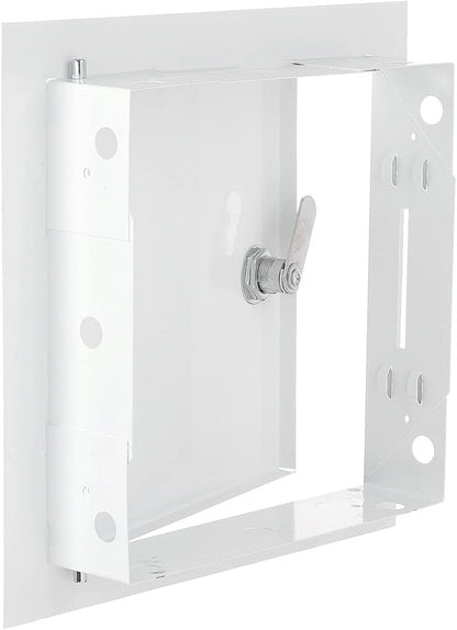 White Metal Access Door Panel with Lock 500mm x 500mm