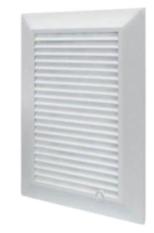 Duo Smart Louvre Vent 140mm x 210mm with Insect Mesh
