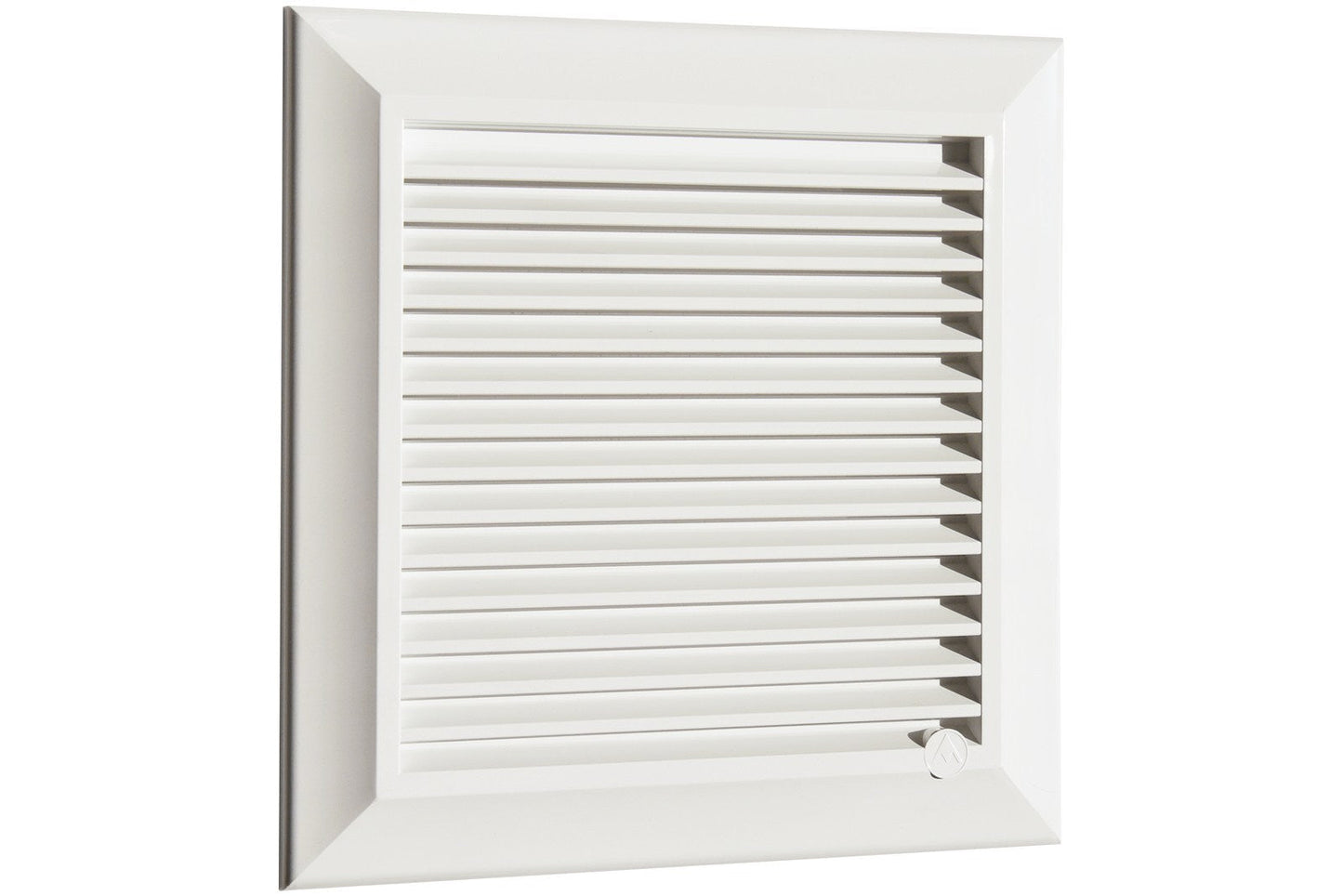 White Duo Smart Louvre Vent 135 fi 125mm with Insect Mesh
