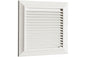 White Duo Smart Louvre Vent 165 with Insect Mesh