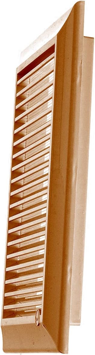 Brown Duo Smart Louvre Vent 90mm x 240mm with Insect Mesh