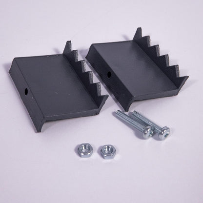 Graphite Duo Smart Louvre Vent 140mm x 210mm with Insect Mesh