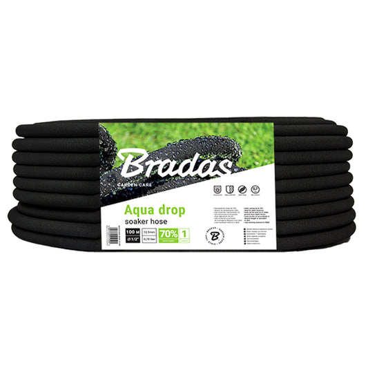100m Aqua-Drop Permeable Garden Irrigation Soaker Hose