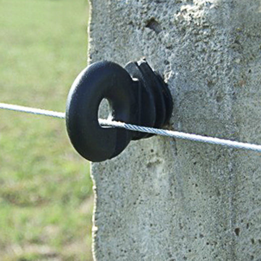 M6 Short Thread Ring Insulator Pomelac Electric Fence Wire Rope Metal Post