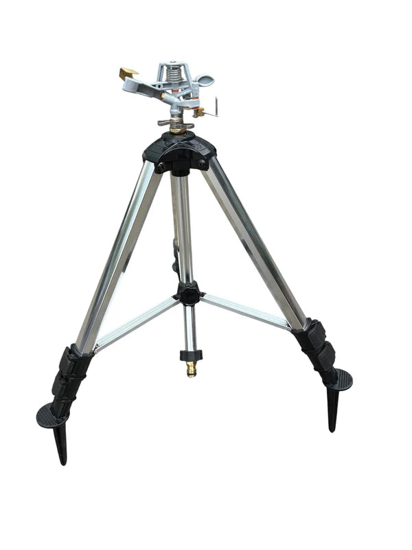 Garden Impulse Sprinkler on Tripod 24m Lawn Water Spray 360° Adjustable