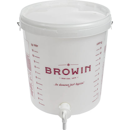 Biowin 15L Fermentation Container with Tap Lid Food Grade Home Brew Brewing Bucket