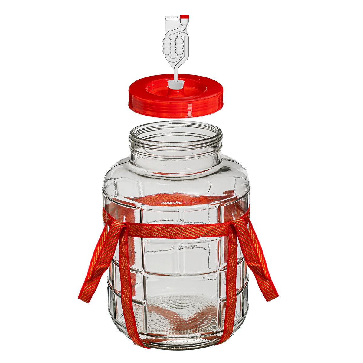 5L 8L 10L 15L 18L Glass Fermentation Jar Demijohn Wine Making Home Brew Preserves