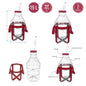 Plastic Wine Fermentation Demijohn 10L 15L 20L 25L PET with Straps & Airlock