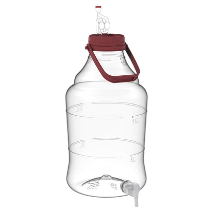 10L 15L 25L PET Fermentation Demijohn Wine Beer Home Brew with Tap & Airlock