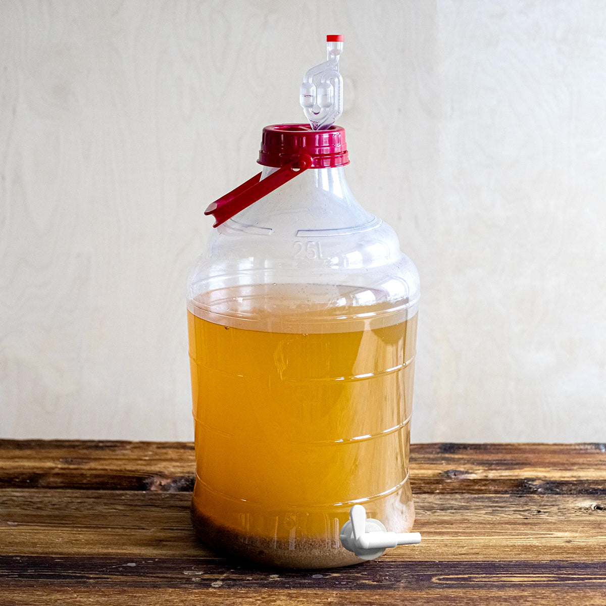 10L 15L 25L PET Fermentation Demijohn Wine Beer Home Brew with Tap & Airlock