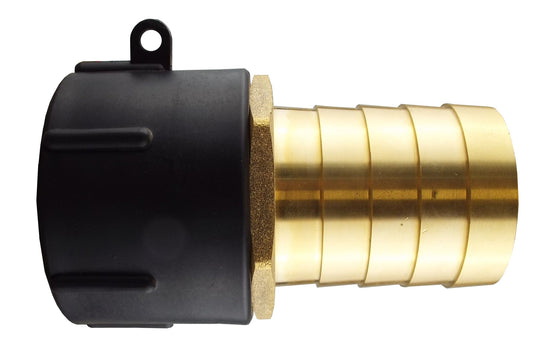 IBC 2” S60X6 Lid with 50mm Brass Hose Tail Connector