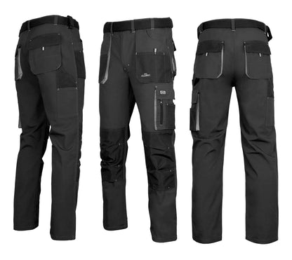 Premium Men's Work Trousers - Ergonomic, Durable, Functional Pockets