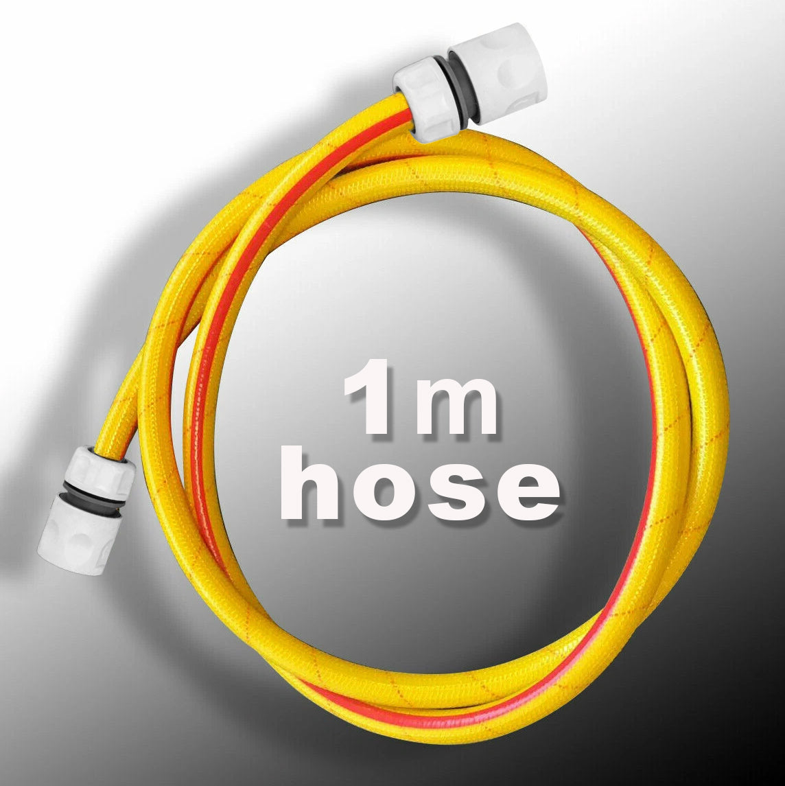 Premium 6 Layer Garden Hose Pipe Watering Hose with 2 White Hose Connectors