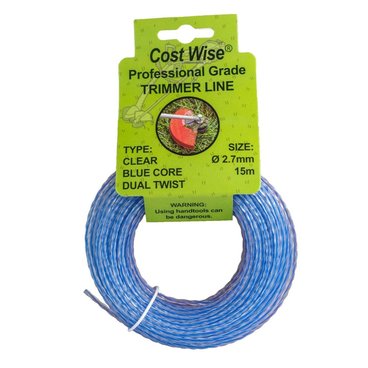 Blue Double Twist Strimmer Line – 2.7mm x 15m